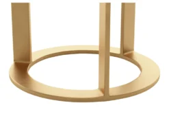 Marble & Circular Gold Base Side Table -Living Room Furniture Shop 283841 white metal accent table detail 48