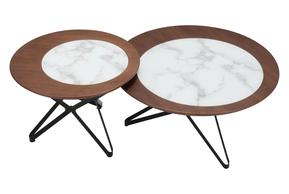 Lilo Small Round Coffee Table Set Of 2 - Image 4