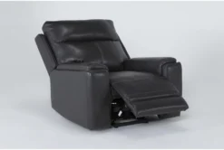 Buckley Grey Leather Dual Motor Lift Recliner With Power Headrest & USB -Living Room Furniture Shop 284071 grey leather lift side 21