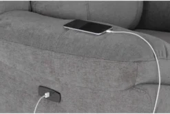 Maine Grey Power Lift Recliner With USB 15 Maine Grey Power Lift Recliner With USB -Living Room Furniture Shop 284075 grey fabric lift detail 44