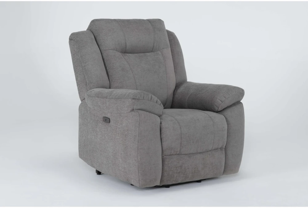 Maine Grey Power Lift Recliner With USB 2 Maine Grey Power Lift Recliner With USB - Image 2