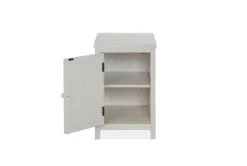 Nantucket Chairside Table With Storage -Living Room Furniture Shop 284384 white multi media end table detail 46