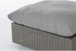 Sanibel Outdoor Oversized Ottoman 7 Sanibel Outdoor Oversized Ottoman -Living Room Furniture Shop 284527 grey wicker ottoman detail 44