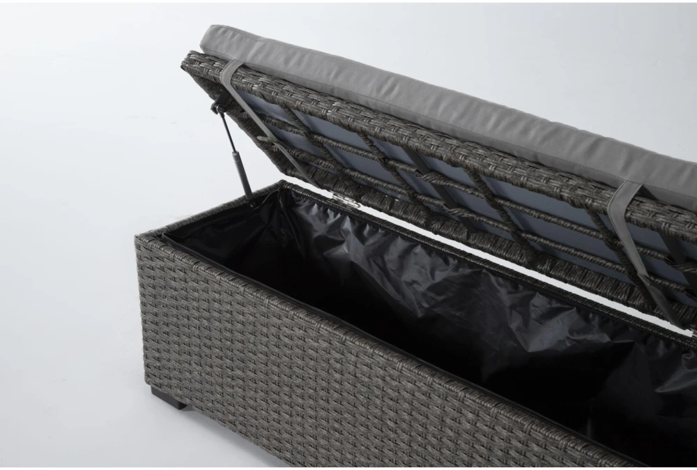 Sanibel Outdoor Dining Storage Bench 4 Sanibel Outdoor Dining Storage Bench - Image 4