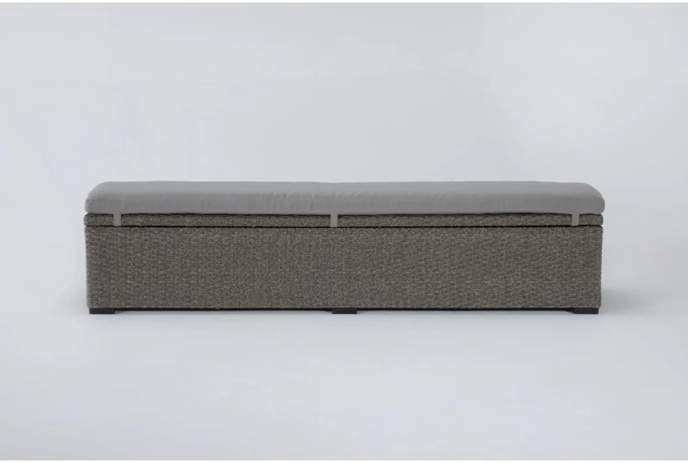 Sanibel Outdoor Dining Storage Bench 1 Sanibel Outdoor Dining Storage Bench