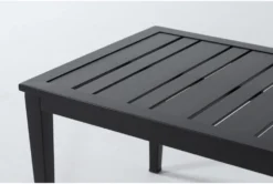 Tybee Outdoor Coffee Table -Living Room Furniture Shop 284895 black metal coffee table detail 44