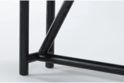 Mika Console Table -Living Room Furniture Shop 285126 black veneer console table detail 45