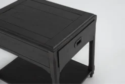 Jet 3 Piece Coffee Table Set -Living Room Furniture Shop 285593 brown wood coffee and end table set detail 46