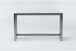 Toby 60" Marble Console Table