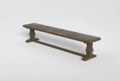 Caden 88" Dining Bench 6 Caden 88" Dining Bench -Living Room Furniture Shop 285877 natural wood bench v2 detail 03