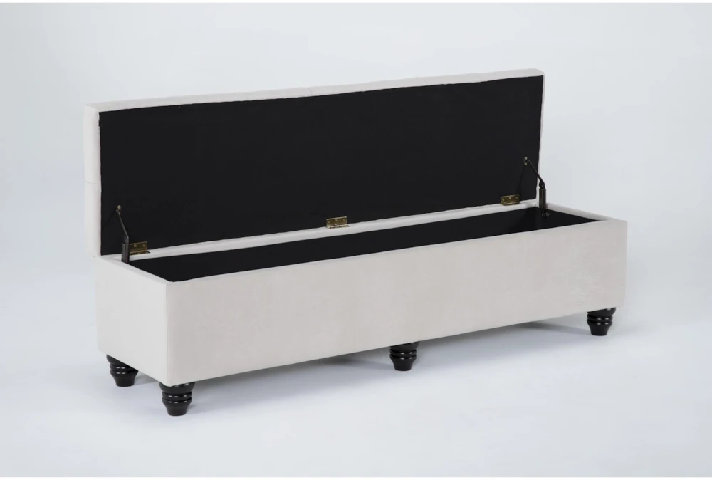 Mariah 60 Inch Storage Bench 3 Mariah 60 Inch Storage Bench - Image 3