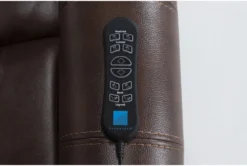 Oscar Saddle Power Lift Recliner With Power Headrest, Lumbar & USB -Living Room Furniture Shop 286169 brown fabric lift hardware 51