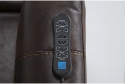 Clive Brown Power Lift Recliner With Power Headrest, Lumbar & USB -Living Room Furniture Shop 286171 brown fabric lift hardware 51