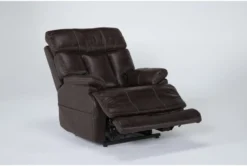 Clive Brown Power Lift Recliner With Power Headrest, Lumbar & USB -Living Room Furniture Shop 286171 brown fabric lift side 20