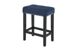 Janie Blue 4 Piece Console Bar Set -Living Room Furniture Shop 286858 blue veneer console bar detail 45