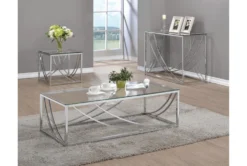 Elianna End Table -Living Room Furniture Shop 287399 silver glass end table room 85