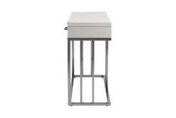 Noelle Console Table 11 Noelle Console Table -Living Room Furniture Shop 287465 white metal sofa table side 14