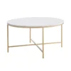 Juliana Round Marble Coffee Table
