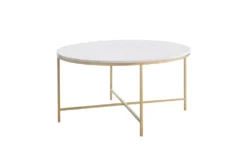 Juliana Round Marble Coffee Table