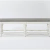 Edward 60" Two Tone Dining Bench