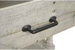 Shawnalore End Table -Living Room Furniture Shop 287970 white wood end table detail 45