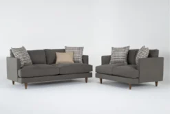 Adeline II 81" Sofa/Loveseat Set
