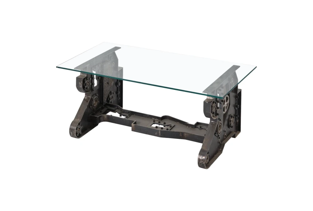 Forgesmith Metal + Glass Coffee Table 1 Forgesmith Metal + Glass Coffee Table