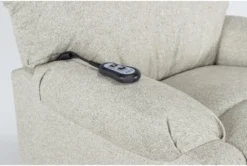 Addisen Power Lift Recliner -Living Room Furniture Shop 291159 natural polyester lift detail 44