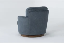 Liv Swivel Barrel Chair 8 Liv Swivel Barrel Chair -Living Room Furniture Shop 291572 blue polyester accent chair side 19