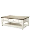 Kira Two-Tone Large Coffee Table With Storage