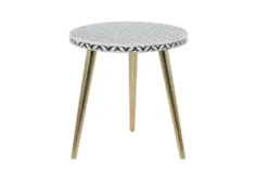 20X21 Gold Metal Accent Table -Living Room Furniture Shop 293118 gold multi media accent table material 76