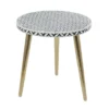 20X21 Gold Metal Accent Table