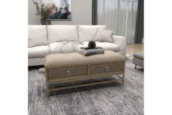 43X19 Beige Linen Storage Bench 24 43X19 Beige Linen Storage Bench -Living Room Furniture Shop 293304 beige linen bench room 88