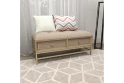 43X19 Beige Linen Storage Bench 28 43X19 Beige Linen Storage Bench -Living Room Furniture Shop 293304 beige linen bench room 92