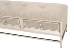 43X19 Beige Linen Storage Bench 19 43X19 Beige Linen Storage Bench -Living Room Furniture Shop 293304 beige multi media bench detail 44
