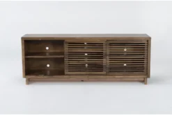 Zayne 75" Tv Stand 10 Zayne 75" Tv Stand -Living Room Furniture Shop 293528 brown wood media console front 03