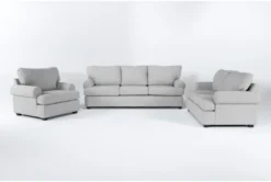 Hampstead Dove 3 Piece Sofa, Loveseat & Chair Set