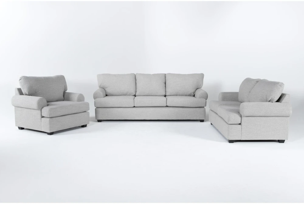 Hampstead Dove 3 Piece Sofa, Loveseat & Chair Set 1 Hampstead Dove 3 Piece Sofa, Loveseat & Chair Set