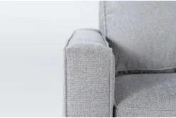 Mathers Oyster 64" Loveseat -Living Room Furniture Shop 294379 grey fabric loveseat detail 45