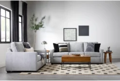 Mathers Oyster 64" Loveseat -Living Room Furniture Shop 294379 grey fabric loveseat room 60