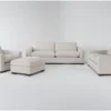 Mason 89" Fabric Sofa/Loveseat/Chair/Ottoman Set