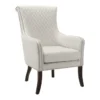 Quintana Beige Quilted Accent Chair
