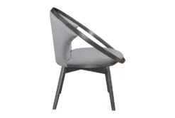 Orbit Grey Accent Chair With Grey Wood Frame 9 Orbit Grey Accent Chair With Grey Wood Frame -Living Room Furniture Shop 296315 grey fabric accent chair side 14