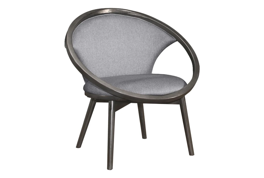 Orbit Grey Accent Chair With Grey Wood Frame 1 Orbit Grey Accent Chair With Grey Wood Frame