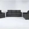 Mathers Slate 3 Piece Sofa, Loveseat & Chair Set
