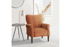 Magdala Orange Accent Chair 15 Magdala Orange Accent Chair -Living Room Furniture Shop 296932 orange velvet accent chair room 86