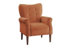 Magdala Orange Accent Chair