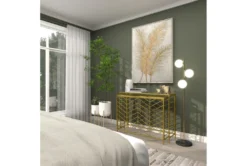 Gold Iron Console Table Set Of 2 -Living Room Furniture Shop 296946 gold metal sofa table room 95