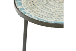 24X23 Black Iron Accent Table -Living Room Furniture Shop 296953 black multi media accent table detail 44