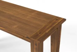 Elle Console Table -Living Room Furniture Shop 297843 brown wood sofa table detail 46